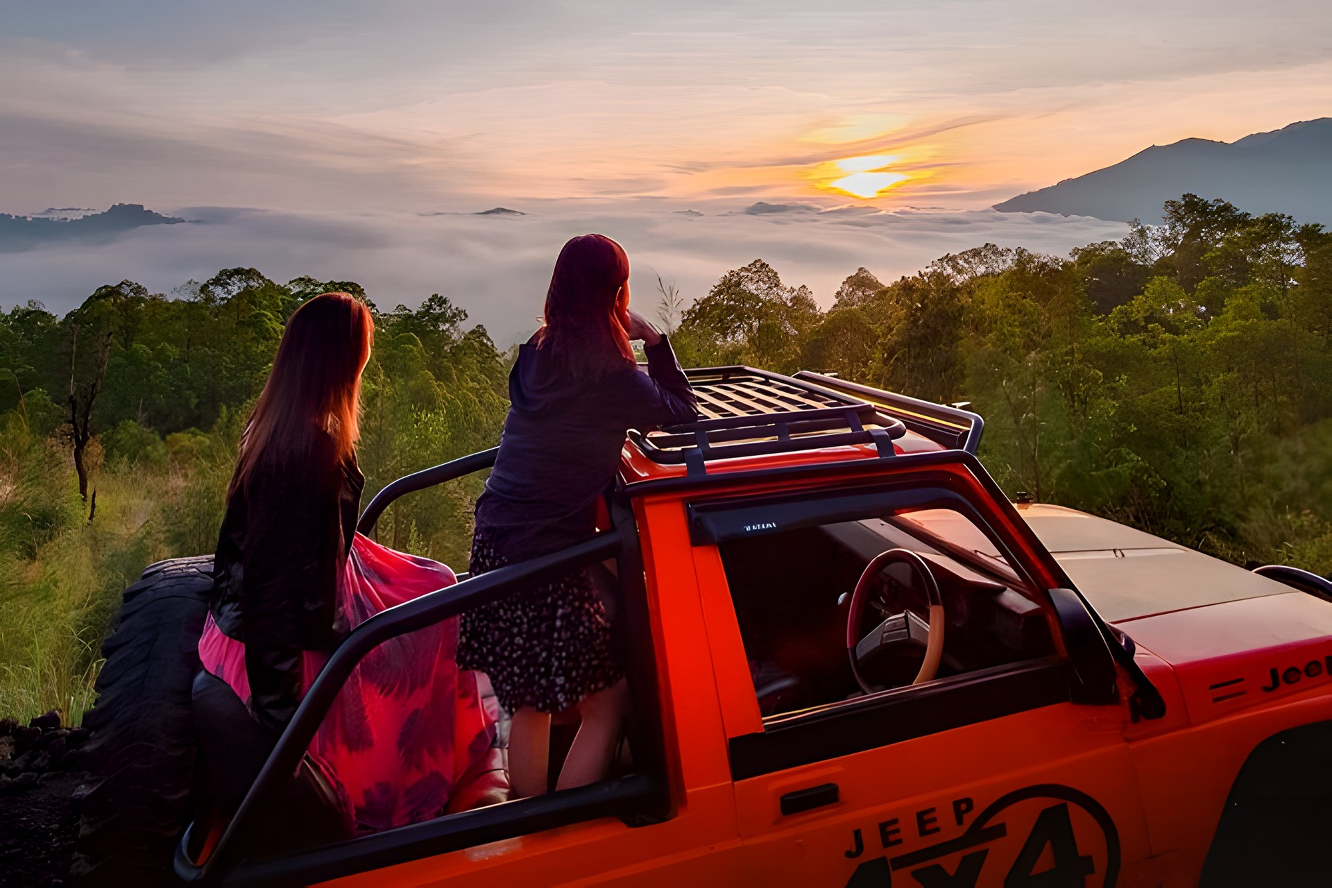 The Angga's Hidden Bali team out on a Bali day tour