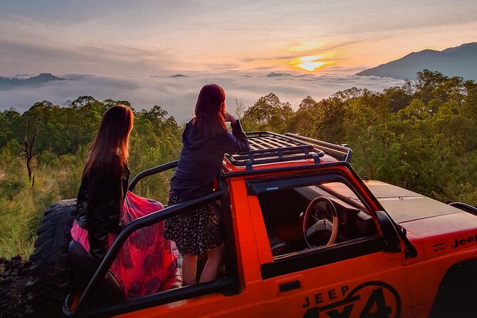 Mt. Batur at sunrise from a jeep viewpoint