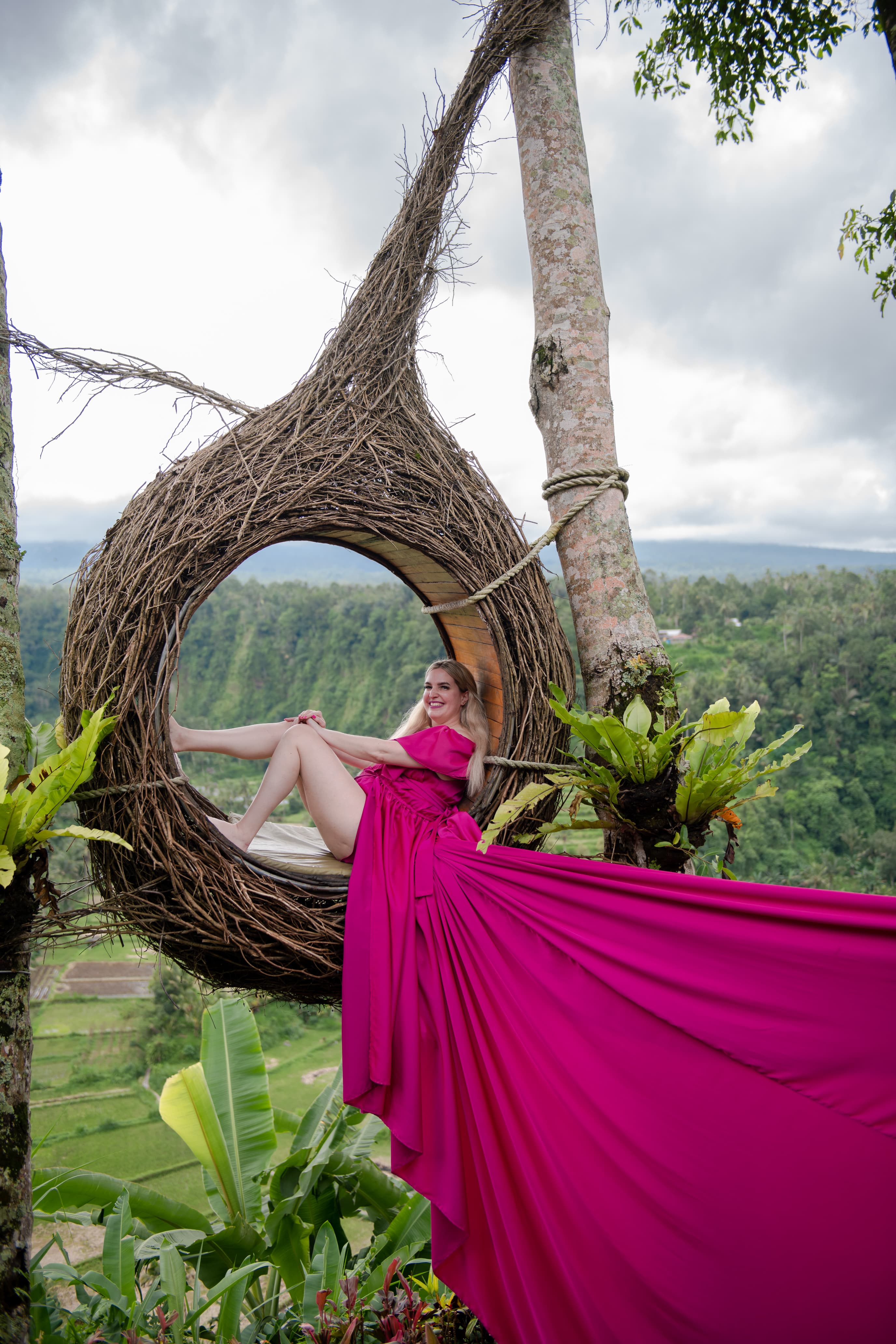 Lereng Agung viewpoint overlooking East Bali rice terraces