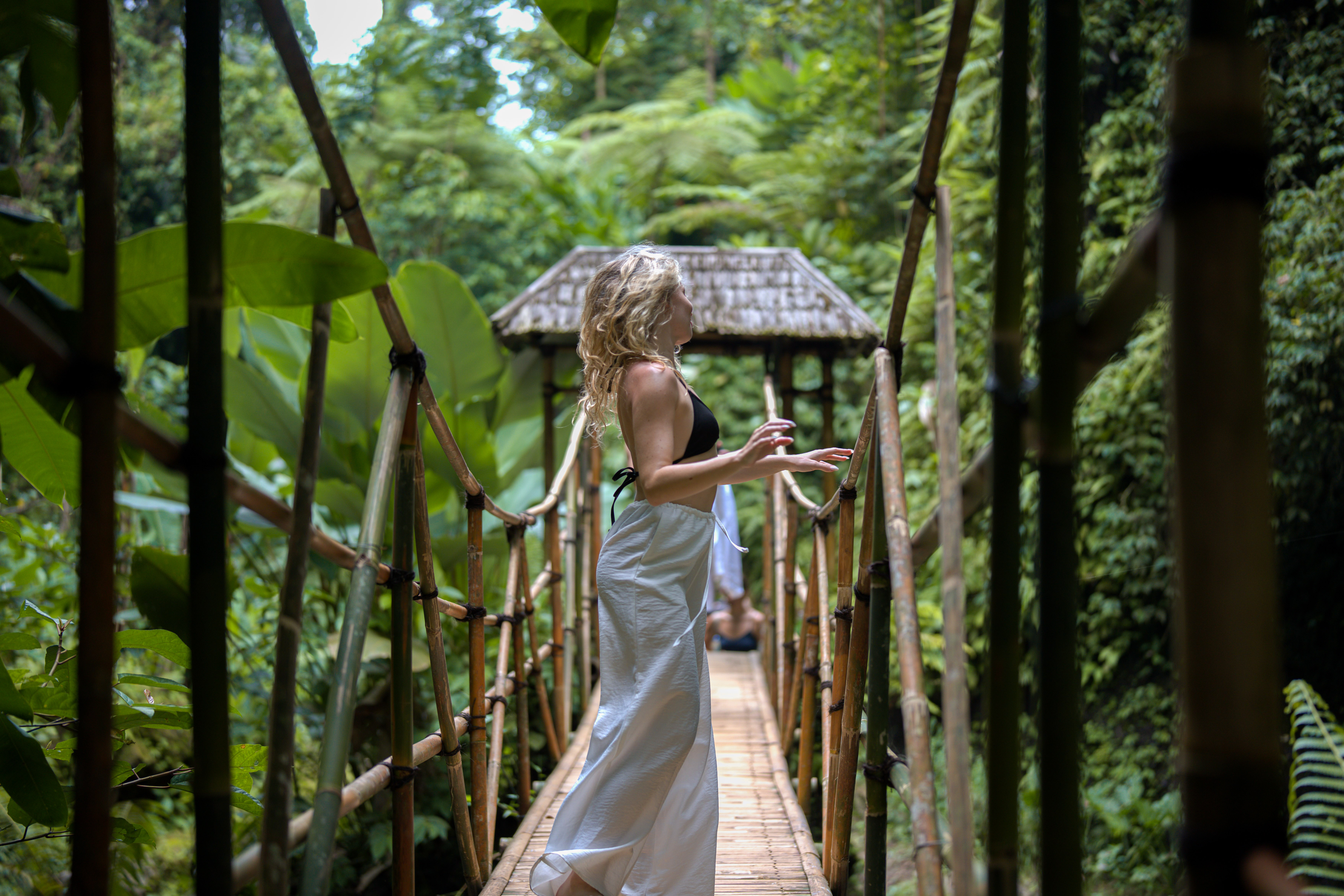 Jungle waterfall pool near Ubud